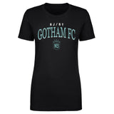 Women's NJ/NY Gotham FC Black Arched Wordmark Tee