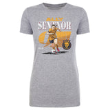 Women's Utah Royals Ally Sentnor Cracked Number Slim-Fit Tee