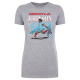 Women's Chicago Stars Micayla Johnson Cracked Number Tee
