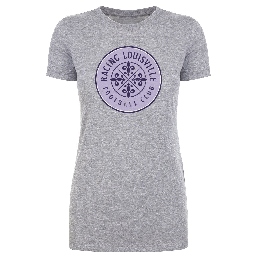 Women's Racing Louisville Black Vintage Primary Logo Tee