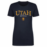 Women's Utah Royals Arched Wordmark Navy Tee