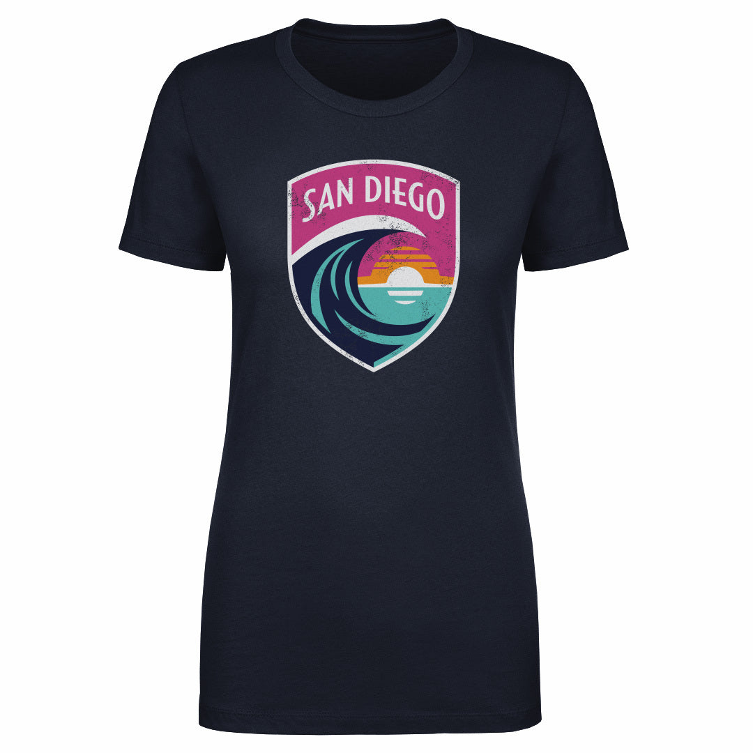 Women's San Diego Wave Vintage Primary Logo Tee
