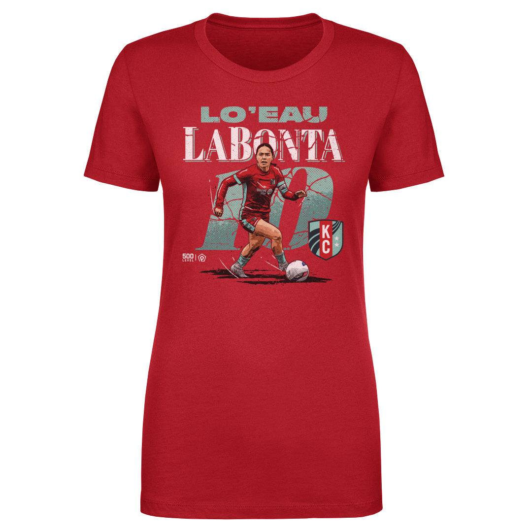 Women's KC Current Lo'eau LaBonta Cracked Number Tee