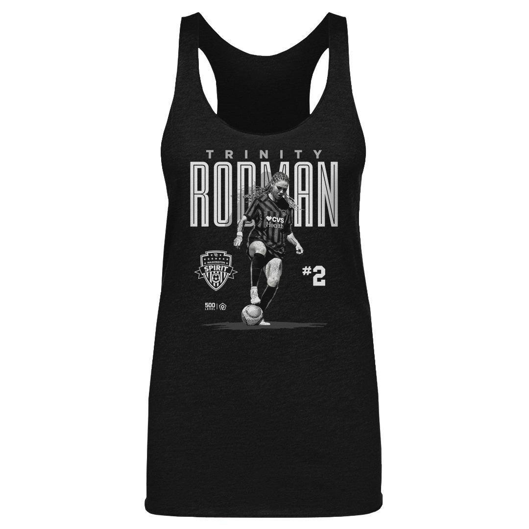 Women's Washington Spirit Black Trinity Rodman Bitmap Tank – NWSL SHOP