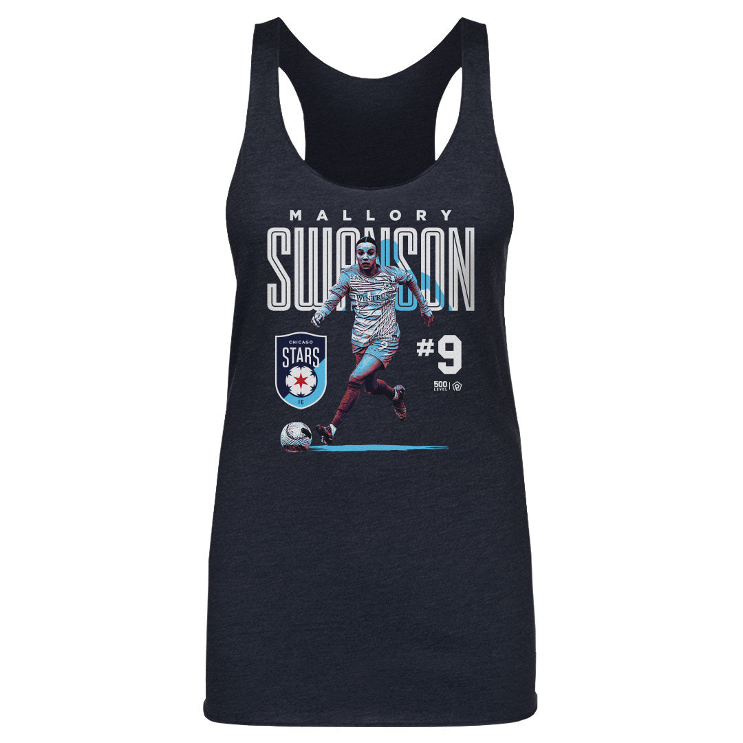 Women's Chicago Stars Mallory Swanson Bitmap Tank