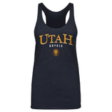 Women's Utah Royals Arched Wordmark Navy Tank