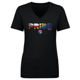 Women's San Diego Wave 2025 Pride Stripes V-Neck Tee