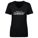 Women's KC Current Wordmark V-Neck Tee