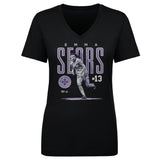 Women's Racing Louisville Emma Sears Cracked Number V-Neck Tee