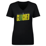 Women's Washington Spirit 2025 Playoffs Clinched V-Neck Tee