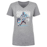 Women's Chicago Stars Mallory Swanson Bitmap V-Neck Tee