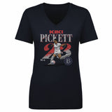 Women's Bay FC Kiki Pickett Cracked Number V-Neck Tee