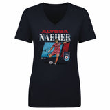 Women's Chicago Stars Alyssa Naeher Cracked Number V-Neck Tee