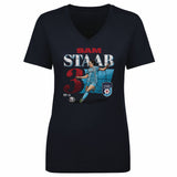 Women's Chicago Stars Sam Staab Cracked Number V-Neck Tee