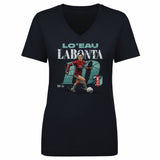 Women's KC Current Lo'eau LaBonta Cracked Number V-Neck Tee