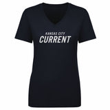Women's KC Current Wordmark V-Neck Tee