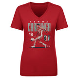 Women's KC Current Temwa Chawinga Bitmap V-Neck Tee