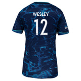 Women's San Diego Wave Nike Blue Altamar Kennedy Wesley Secondary Replica Jersey