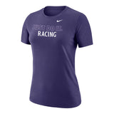 Women's Racing Louisville Nike Purple Just Do It Tee