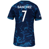 Women's San Diego Wave Nike Blue Altamar Maria Sánchez Secondary Replica Jersey