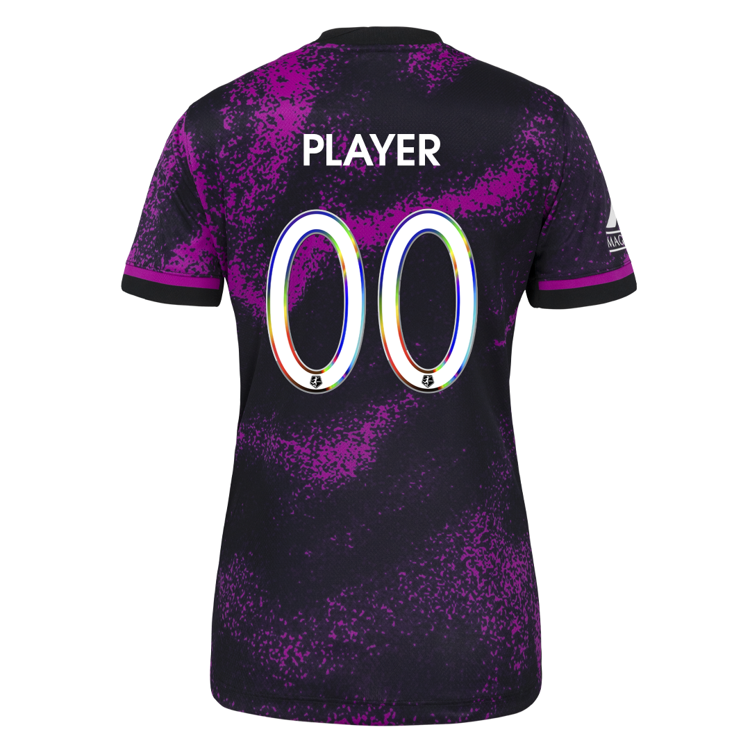 Women's Houston Dash Nike Purple Cosmic Storm 2025 Secondary Replica Jersey