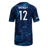 Youth San Diego Wave Nike Blue Altamar Kennedy Wesley Secondary Replica Jersey