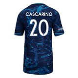 Youth San Diego Wave Nike Blue Altamar Delphine Cascarino Secondary Replica Jersey