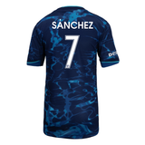 Youth San Diego Wave Nike Blue Altamar Maria Sánchez Secondary Replica Jersey