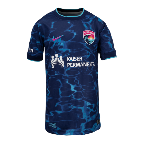 Youth San Diego Wave Nike Blue Altamar Secondary Replica