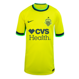 Youth Washington Spirit Nike Yellow Secondary Replica Jersey