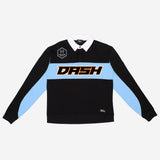 Unisex Houston Dash Oversized Long Sleeve Rugby Sweater