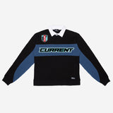 Unisex KC Current Oversized Long Sleeve Rugby Sweater