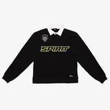 Unisex Washington Spirit Oversized Long Sleeve Rugby Sweater