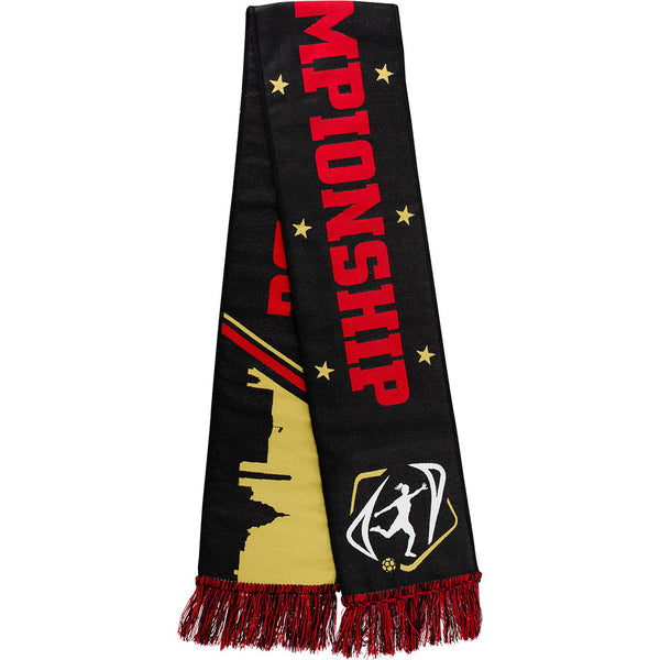 2022 NWSL Championship Scarf in Black and Red