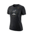 NWSL 2021 Championship Ladies Dri-Fit Cotton Tee in Black - Front View