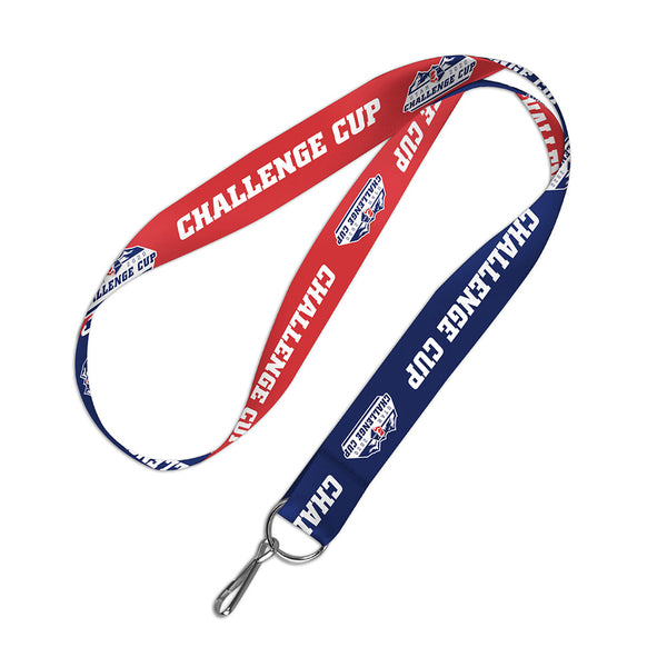 2020 NWSL Challenge Cup Lanyard in Red and Blue