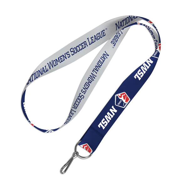 2020 NWSL Challenge Cup Lanyard in White and Blue