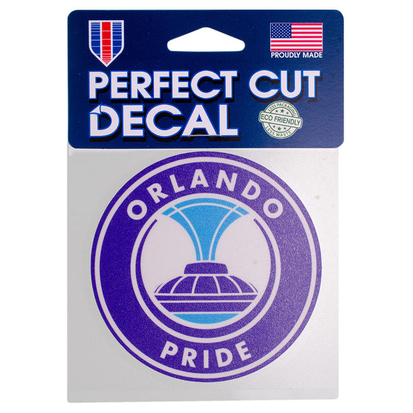 Orlando Pride 4x4 Decal in Purple and Blue