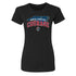 North Carolina Courage Women's Outline Tee in Black - Front View