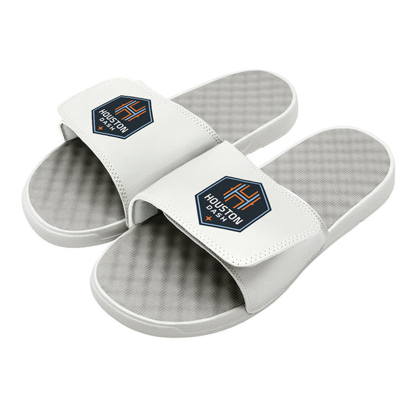 Houston Dash Slide Sandals in White