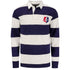 NWSL Rugby Polo in Navy and White - Front View
