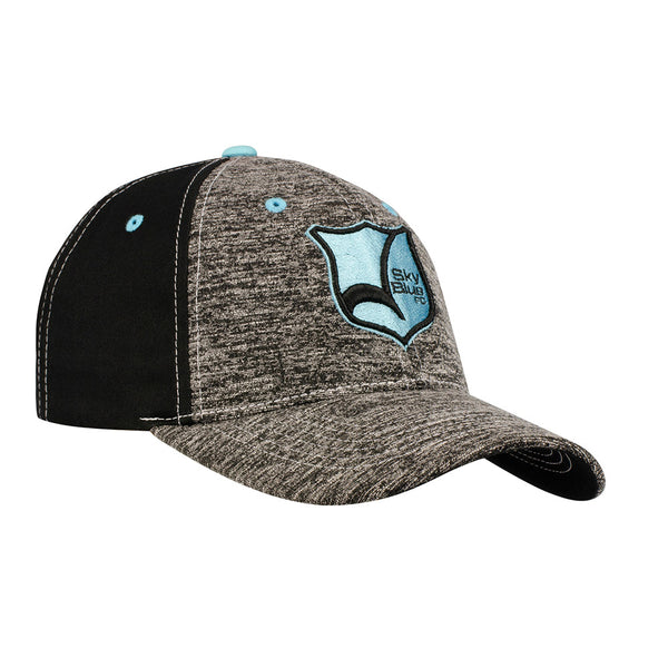Sky Blue Structured Hat in Gray - Right View
