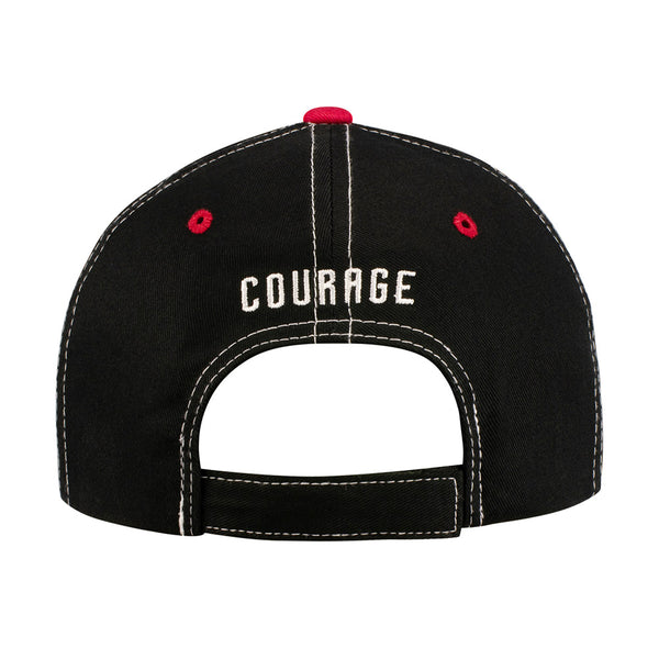 North Carolina Courage Structured Hat in Gray - Back View