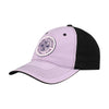 Racing Louisville FC Unstructured Hat in Pink - Front View