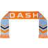 2021 Houston Dash Scarf in Orange and Blue - Full View