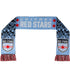 2021 Chicago Red Stars Scarf in Blue and Black - Full View