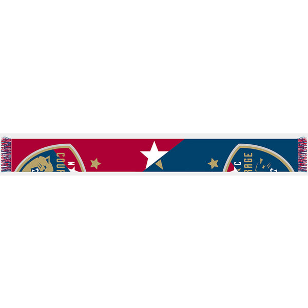 2021 North Carolina Courage Scarf in Red - Back View