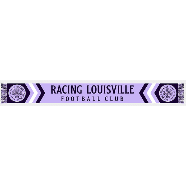 Racing Louisville FC Scarf - Full Front View