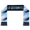 2021 NJ/NY Gotham Scarf in Blue and Black - Full View