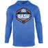 Houston Dash Fleece Pullover Hood in Blue - Front View